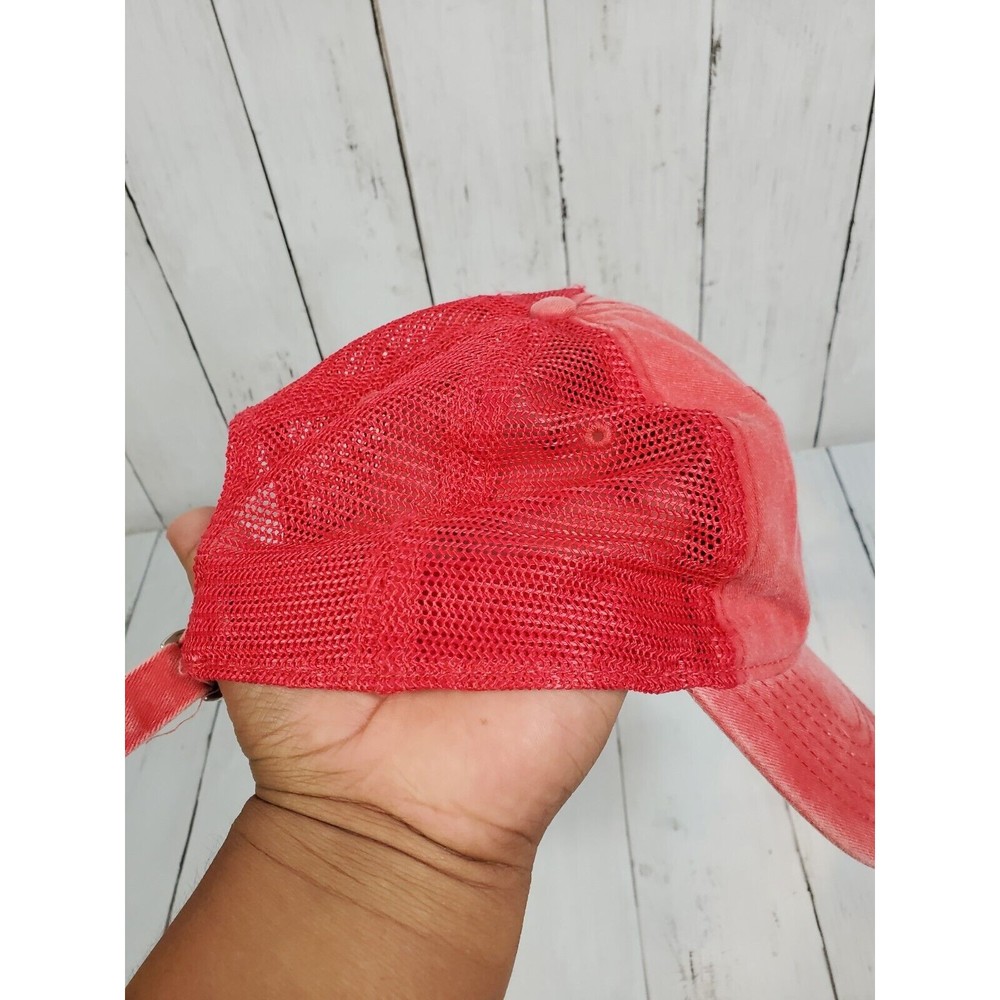 Coca-Cola Slideback Mesh Back Red Hat Drink Coke Tokyo Japan Red Adjustable Nice - Picture 5 of 11